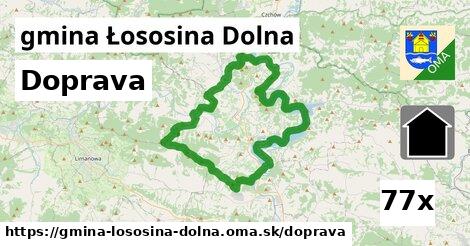 doprava v gmina Łososina Dolna