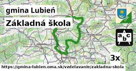 Základná škola, gmina Lubień