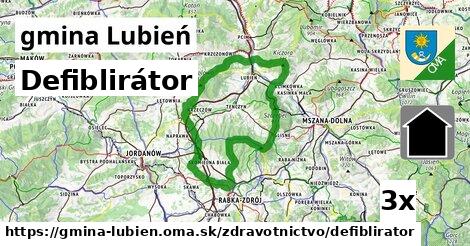 defiblirátor v gmina Lubień