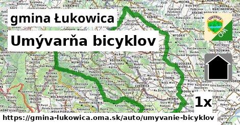 Umývarňa bicyklov, gmina Łukowica