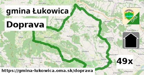 doprava v gmina Łukowica