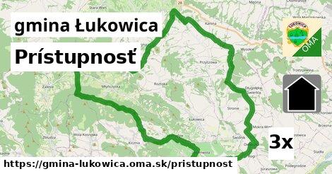 prístupnosť v gmina Łukowica
