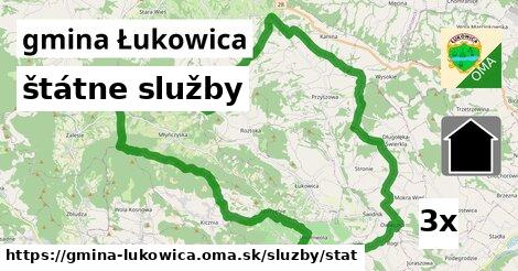 štátne služby, gmina Łukowica