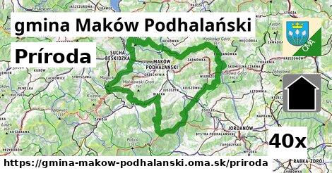 príroda v gmina Maków Podhalański