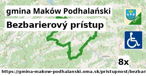 bezbarierový prístup v gmina Maków Podhalański