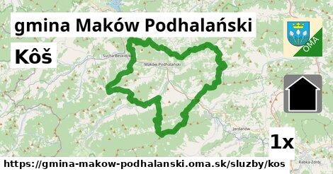 Kôš, gmina Maków Podhalański