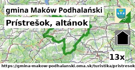 Prístrešok, altánok, gmina Maków Podhalański