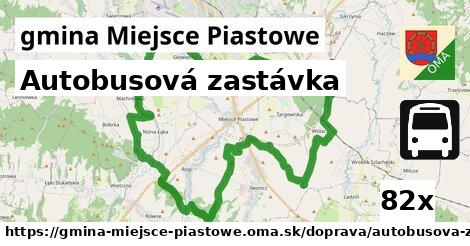 Autobusová zastávka, gmina Miejsce Piastowe