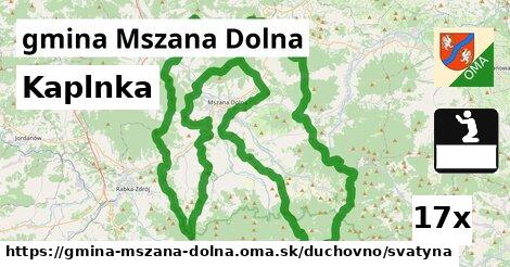 Kaplnka, gmina Mszana Dolna