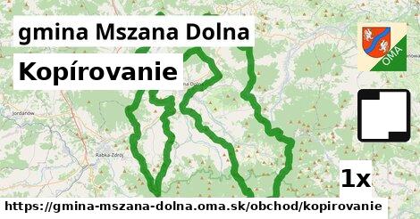 Kopírovanie, gmina Mszana Dolna