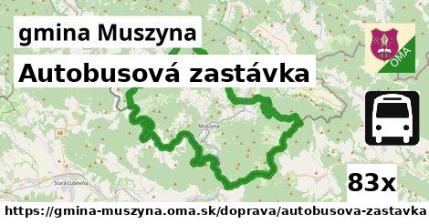 Autobusová zastávka, gmina Muszyna