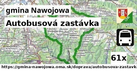 Autobusová zastávka, gmina Nawojowa