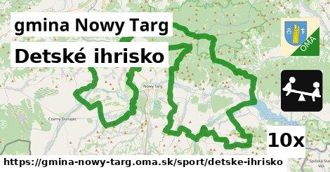 Detské ihrisko, gmina Nowy Targ