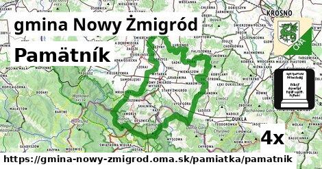 Pamätník, gmina Nowy Żmigród