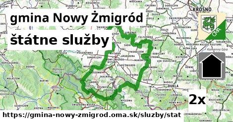 štátne služby, gmina Nowy Żmigród