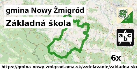 Základná škola, gmina Nowy Żmigród
