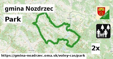 Park, gmina Nozdrzec