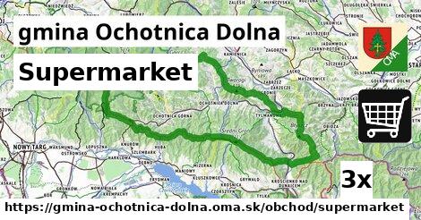 Supermarket, gmina Ochotnica Dolna