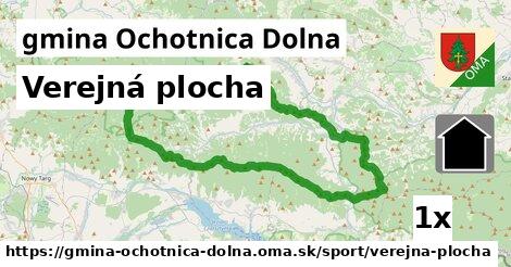 Verejná plocha, gmina Ochotnica Dolna