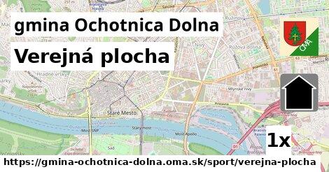 Verejná plocha, gmina Ochotnica Dolna