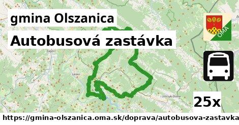 Autobusová zastávka, gmina Olszanica