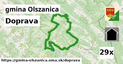 doprava v gmina Olszanica