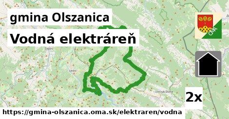 vodná elektráreň v gmina Olszanica