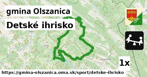 Detské ihrisko, gmina Olszanica