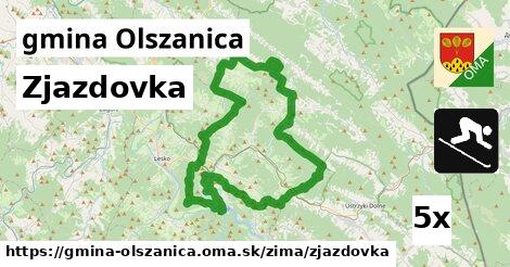 Zjazdovka, gmina Olszanica