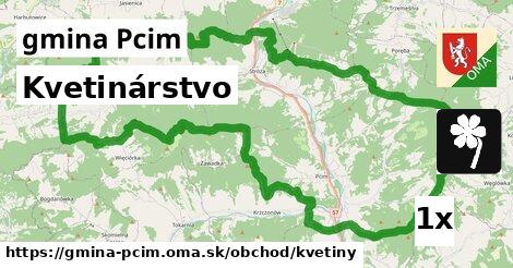 Kvetinárstvo, gmina Pcim