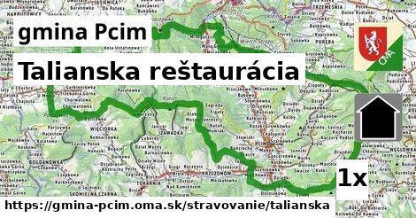 Talianska reštaurácia, gmina Pcim