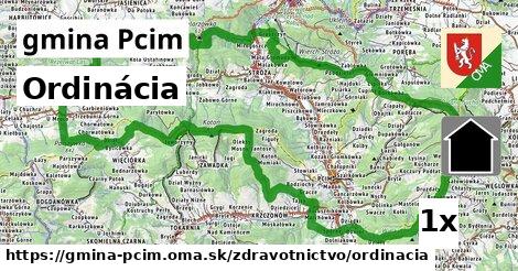 Ordinácia, gmina Pcim