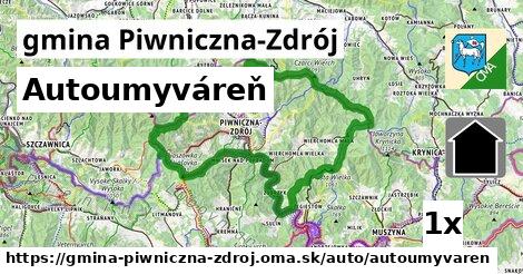 Autoumyváreň, gmina Piwniczna-Zdrój