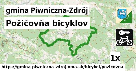 Požičovňa bicyklov, gmina Piwniczna-Zdrój