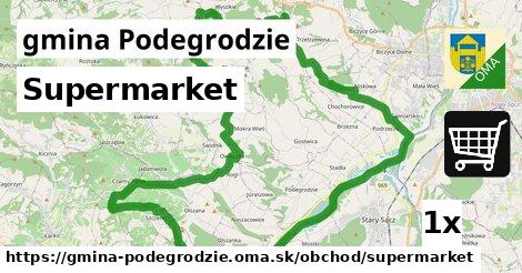 Supermarket, gmina Podegrodzie