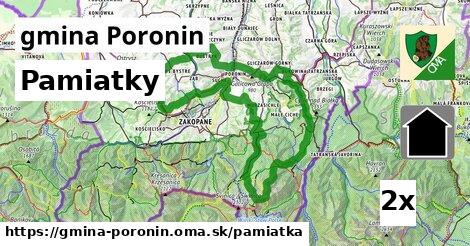 pamiatky v gmina Poronin