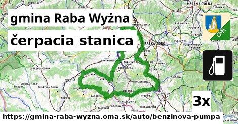 čerpacia stanica, gmina Raba Wyżna