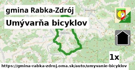 Umývarňa bicyklov, gmina Rabka-Zdrój