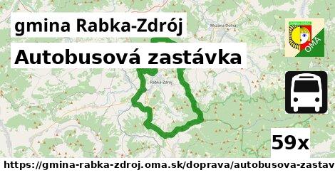 Autobusová zastávka, gmina Rabka-Zdrój