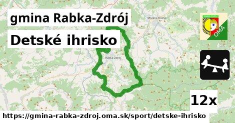 Detské ihrisko, gmina Rabka-Zdrój