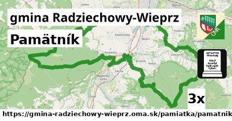 Pamätník, gmina Radziechowy-Wieprz