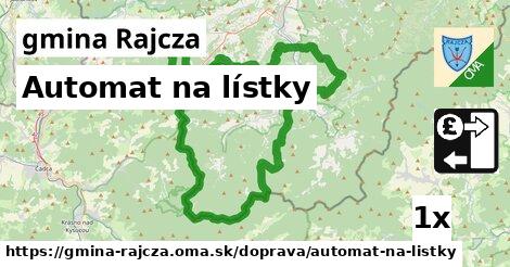 automat na lístky v gmina Rajcza