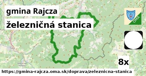 železničná stanica, gmina Rajcza