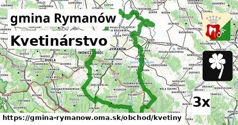 kvetinárstvo v gmina Rymanów