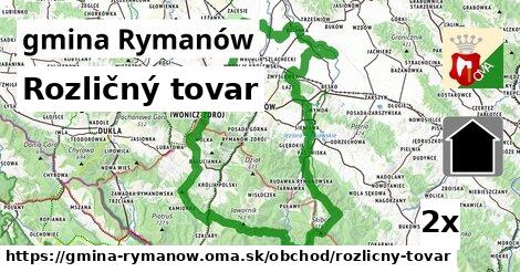 Rozličný tovar, gmina Rymanów