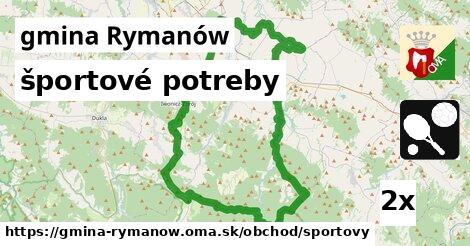 športové potreby, gmina Rymanów