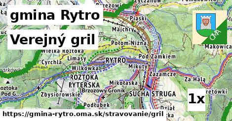 Verejný gril, gmina Rytro