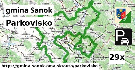 Parkovisko, gmina Sanok