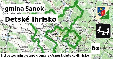 Detské ihrisko, gmina Sanok