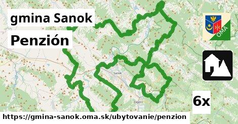 Penzión, gmina Sanok